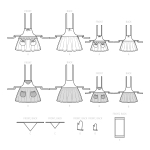 Simplicity Sewing Pattern Children`s and Misses` Aprons and Accessories, SS9565AA (S - L / S - L) 