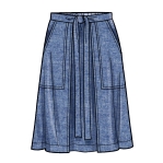 Швейные выкройки Simplicity S9335 Misses` Skirts in Two Lengths and Skort 