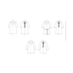 Выкройка: Misses` Tops & Sash, Butterick, B6829 
