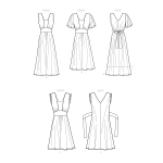 Швейные выкройки Simplicity S9325 Misses` and Women`s Dress with Length and Sleeve Variations 