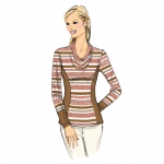 Выкройка: Misses` Top with Pleat and Options, Butterick B6517 