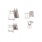 Kleidid, püksid & kotike, Kasv 92-122 cm, Dress & pants, Burda 9521 