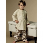 Выкройка: Misses`, sizes: Men`s, sizes: Children`s, sizes: Boys`, sizes: Girls` Buttoned Tunic and Pull-On Pants, Butterick B6429 