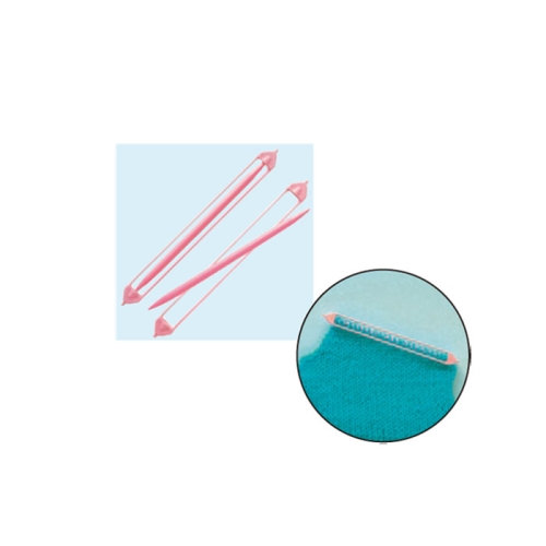 Silmusehoidja, fileepitsi niitide grupeerija Kaheotsaline silmusehoidja, Double-ended Stitch Holder Clover 