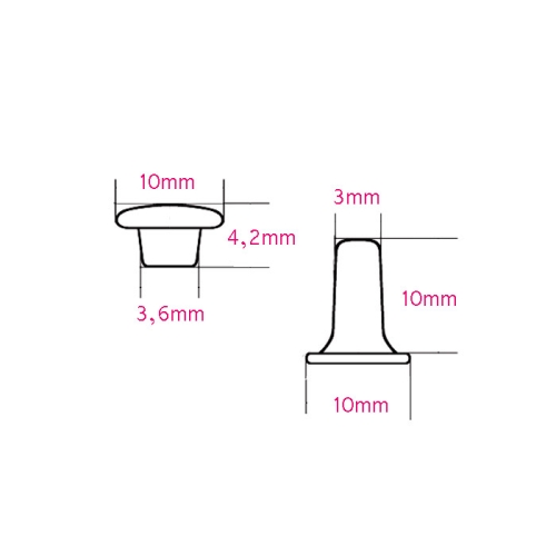 ø 9-10 mm kübaraga needid, RCR-10BS 