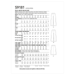 Simplicity Sewing Pattern S9181 Neidude Cropped Pants & Skirt 