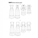 Naiste pulloverkleit, Simplicity Pattern #S8872 