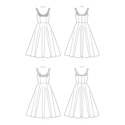 Simplicity lõikekomplekt S9284 MISSES` SWEETHEART DRESS 