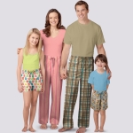 Unisex magamisriietus, suurused: A (XS - L / XS - XL), Simplicity Pattern #S9127 