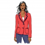 Выкройка: Misses`, sizes: Misses` Petite Jacket, Butterick B5926 