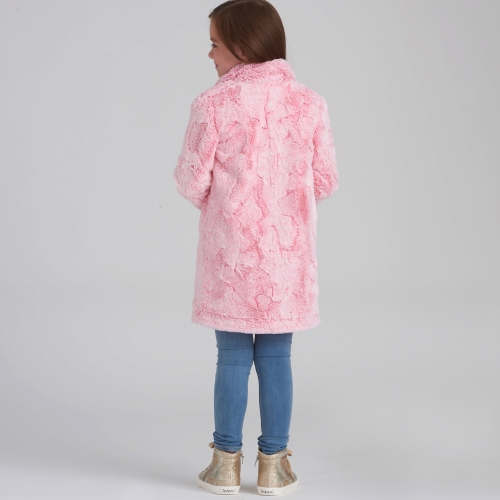 Laste ja tüdrukute voodriga mantel, Simplicity Pattern #S9027 