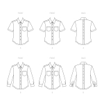 Simplicity lõikekomplekt S9487 Unisex Adaptive Shirt 