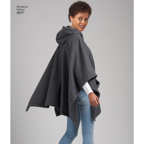 Komplekt pontšosid naistele, suurused: A (XS-S-M-L-XL), Simplicity Pattern # 8517 