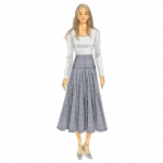 Выкройка: Misses` Skirt, Butterick B6249 