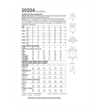 Simplicity Sewing Pattern S9204 Children`s/Girls` Gathered Tops, Dresses, Gown and Pants, sizes: A (3-4-5-6-7-8) 