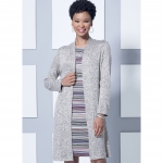 Выкройка: Misses` knit Off-the-Shoulder Top, Dress and Jumpsuit, Loose Jacket, and Pull-On Pants, Butterick B6495 