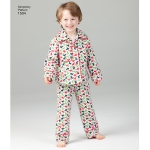 Child`s, Teens` and Adults` Loungewear, Sizes: A (XS - L / XS - XL), Simplicity Pattern #1504 