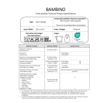 Pehme bambusviskoosist frotee Bambino, frotee-trikoo, 165 cm, EPA338 