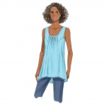 Naiste tuunika ja topp, Butterick B6173 