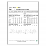 Ompelukaavat: Misses` Top, Butterick B6215 