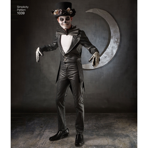Men`s Cosplay Costumes, Simplicity Pattern #1039 