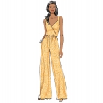 Ompelukaavat: Misses` Jacket and Jumpsuit, Butterick B6691 