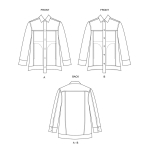 Ompelukaavat: Misses` Jacket, Butterick B6719A 
