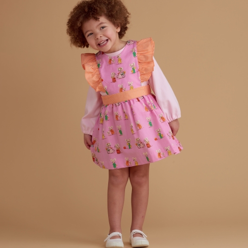 Mudilaste riietus, suurused: 1/2-1-2-3-4, Simplicity Pattern #S8963 
