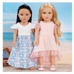 45cm (18`) Doll Clothes, Sizes: OS (ONE SIZE), Simplicity Pattern #S8903 