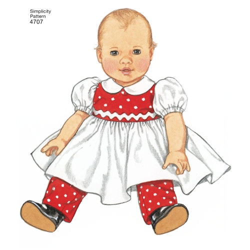 Nukuriided, suurused: A (S,M,L), Simplicity Pattern #4707 