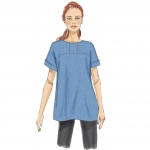 Выкройка: Misses` Button-Closure Tunics with Yokes, Butterick B6416 