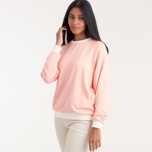Simplicity Sewing pattern S9240 UNISEX PULLOVER SHIRTS, SS9240A, Sizes: A (XS-S-M-L-XL) 