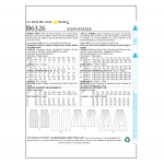 Misses` Raised-Waist or Elastic-Waist Skirts, Butterick B6326 