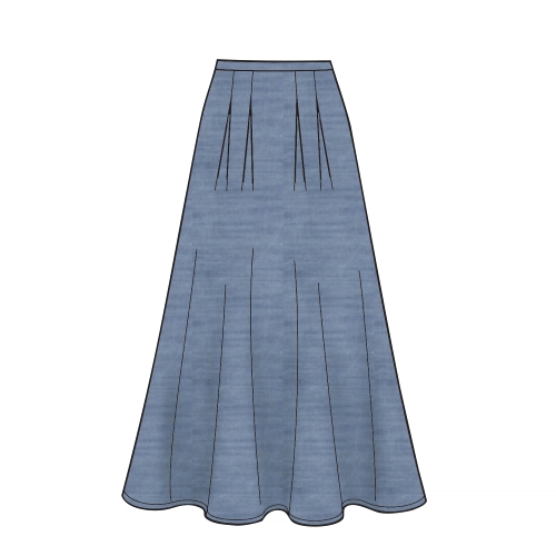 Tüdrukute seelikud ja trikoo topp suurused: 8-10-12-14-16, Simplicity Pattern #S8966 