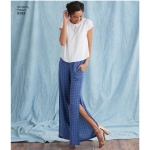 Women’s and Plus Size Trousers, Tunic or Top, and knit Cardigan, Simplicity Pattern #8393 