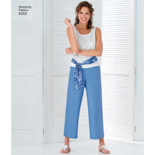 Naistele pluss-suuruses: Smart ja Casual riietus, Simplicity Pattern #4552 
