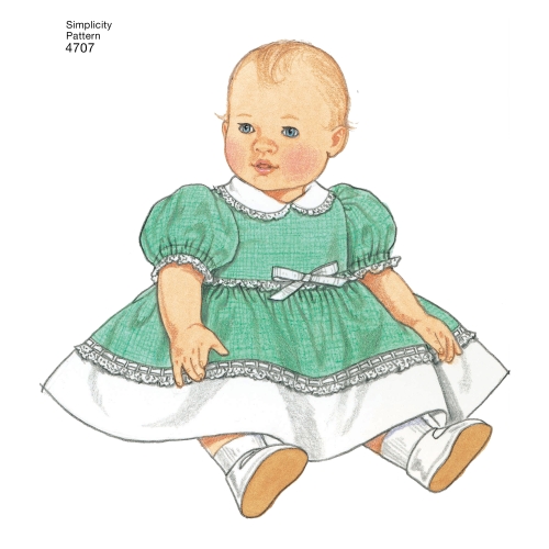 Nukuriided, suurused: A (S,M,L), Simplicity Pattern #4707 