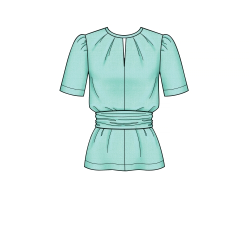 Naiste pluusid vestiga,Simplicity Pattern #S8948 