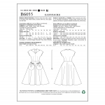Выкройка: Misses` Dress and Belt, Butterick B6055 