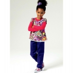 Выкройка: Children`s, sizes: Girls` Top, Dress, Shorts, Pants and Bag, Butterick B5776 