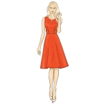 Выкройка: Misses` Dress, Butterick B6676 