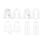 Выкройка: Misses` Jacket, Skirt & Pants, Butterick, B6820 