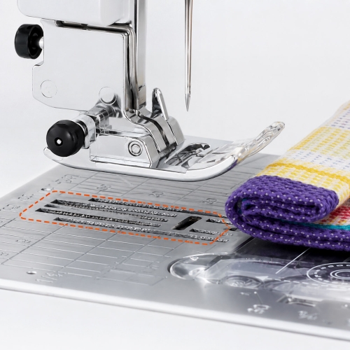 Sewing machine Juki HZL-NX7 Raise the presser foot and your feed dogs automatically lower