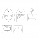 Выкройка: Aprons, Butterick B5474XY 