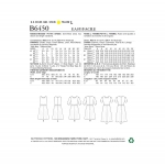 Naiste, väikesekasvuliste Petite naiste kroogitud, Blouson-kleidid, Butterick B6450 