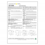 Ompelukaavat: Misses`, sizes: Misses` Petite Top, Butterick B5988 