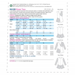 Выкройка: Misses` V-Neck, Contrast Tops, Kwik Sew K4158 