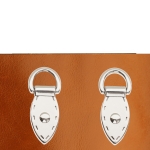 D-lenkit ruuvikiinnityksellä 37 mm x 15 mm, D-lenkit 2 kpl ja 4 ruuvia, KL4072 