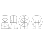 Ompelukaavat: Misses` Top, Butterick B6667 