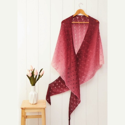 Пряжа с содержанием шерсти Angora Gold Ombre Batik, Alize, 150 g = 825 m 